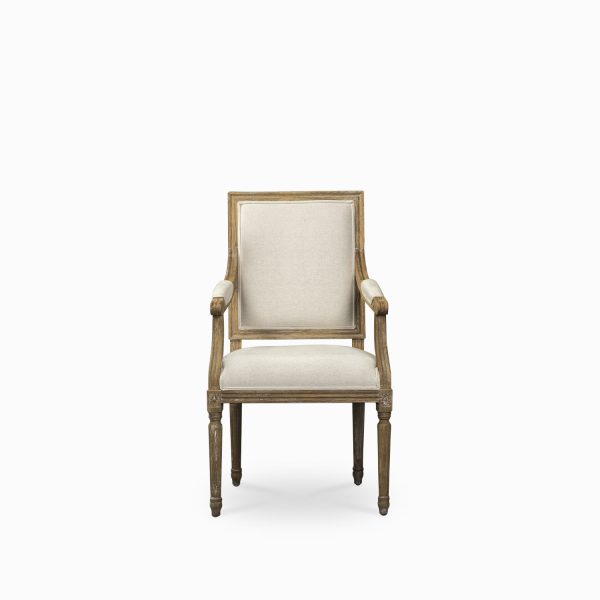Silla de comedor con brazos cuadrada - Imagen 4