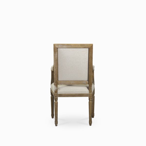 Silla de comedor con brazos cuadrada - Imagen 5