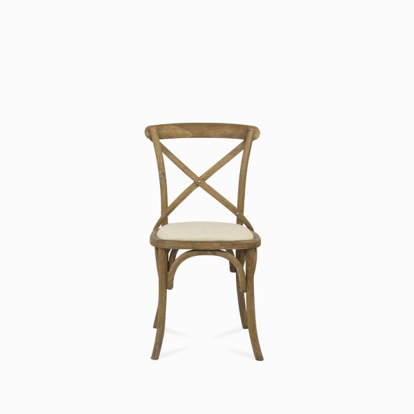 Silla tapizada en X - Imagen 4