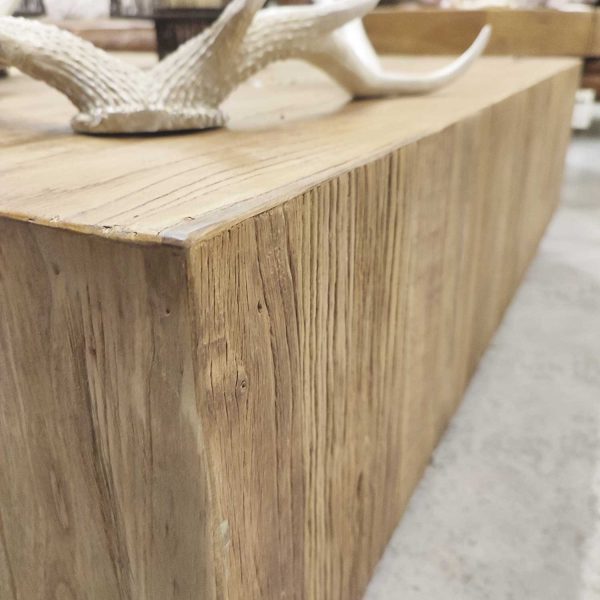 Mesa de centro en madera cuadrada - Imagen 7