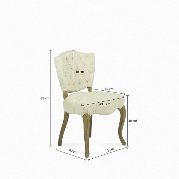 Silla de comedor capitoneada - Imagen 3