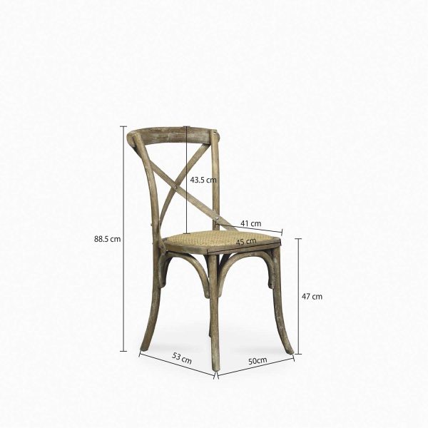 Silla Caña en X - Imagen 3