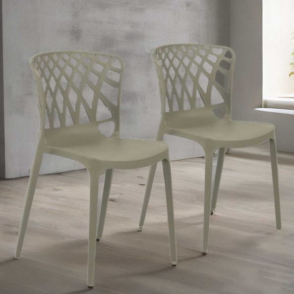 Silla Espaldar Cruzado gris - Imagen 7