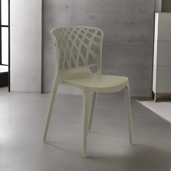 Silla Espaldar Cruzado gris - Imagen 4