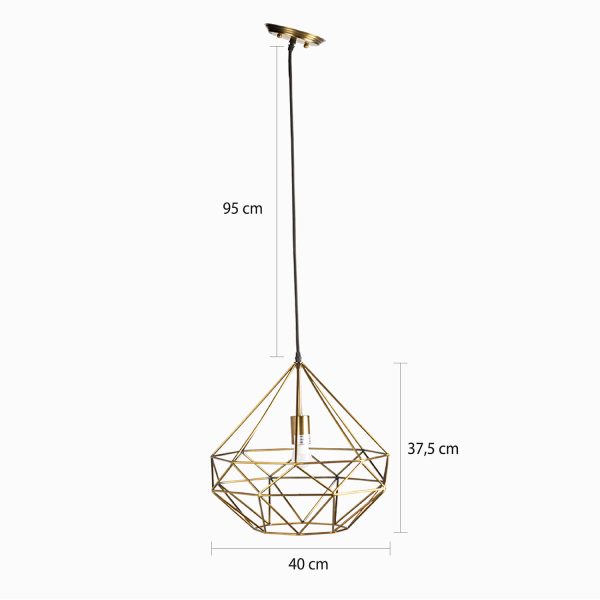 Lámpara Rombo brass - Imagen 3