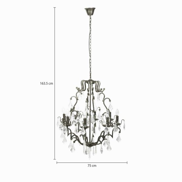 Lámpara candelabro Florian grande - Imagen 3