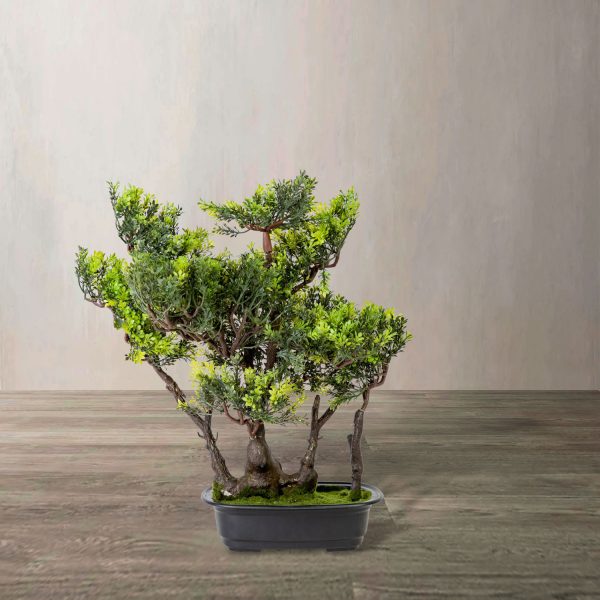 Bonsai Verde artificial 45 cm - Imagen 2