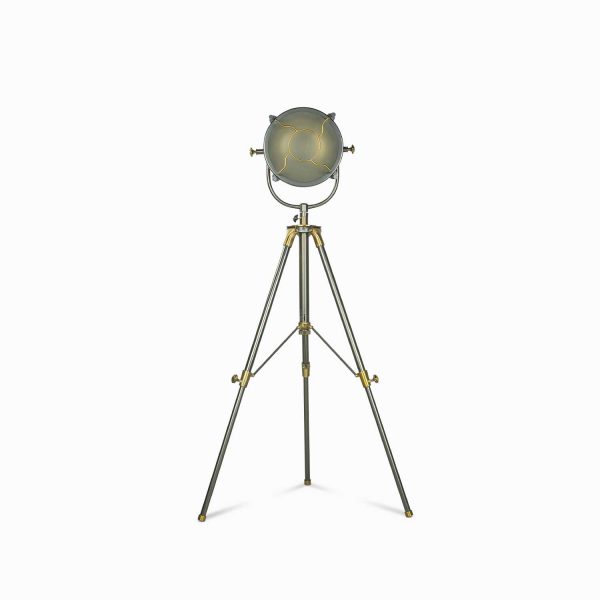 Lámpara Piso Rotati Brass