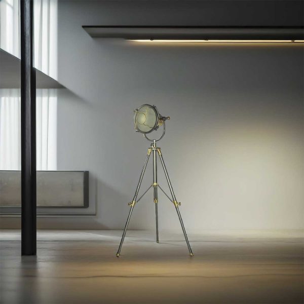 Lámpara Piso Rotati Brass - Imagen 4