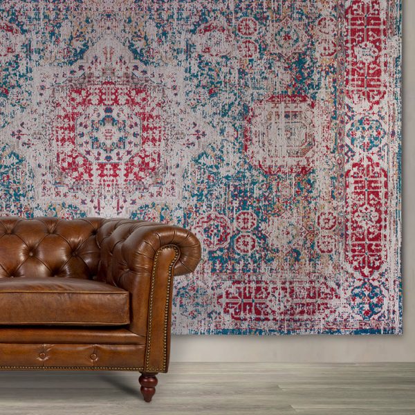Tapete Camlin rojo-beige 200x300cm - Imagen 2