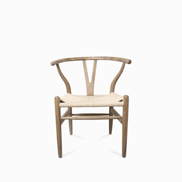 Silla beige con madera V - Imagen 5