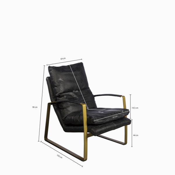 Silla Rayo Metal Negro - Imagen 3