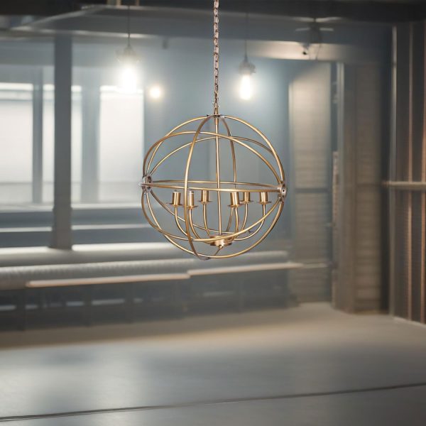 Lámpara Candelabro en Esfera Brass - Imagen 4