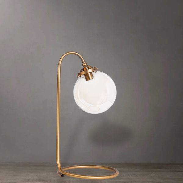 Lámpara mesa globo brass - Imagen 2