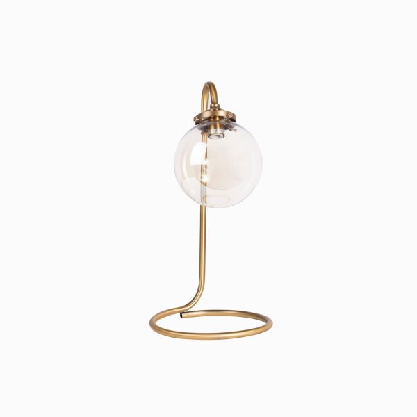 Lámpara mesa globo brass - Imagen 3