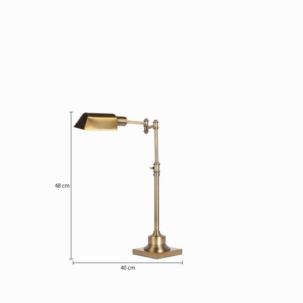 Lámpara mesa biblioteca Brass - Imagen 3