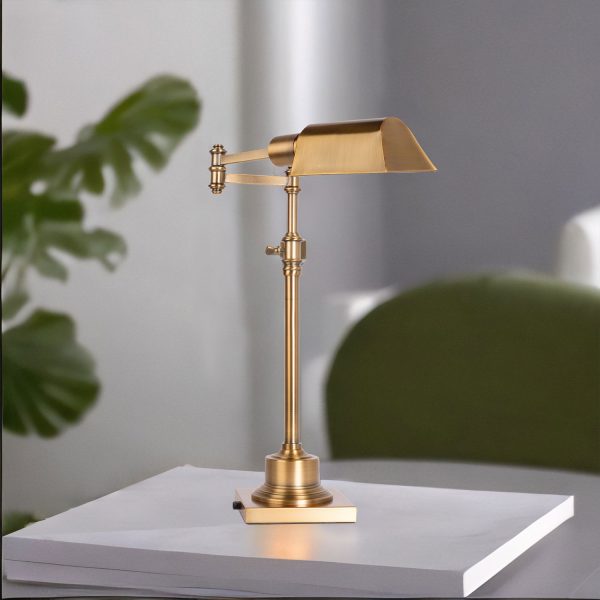Lámpara mesa biblioteca Brass - Imagen 4