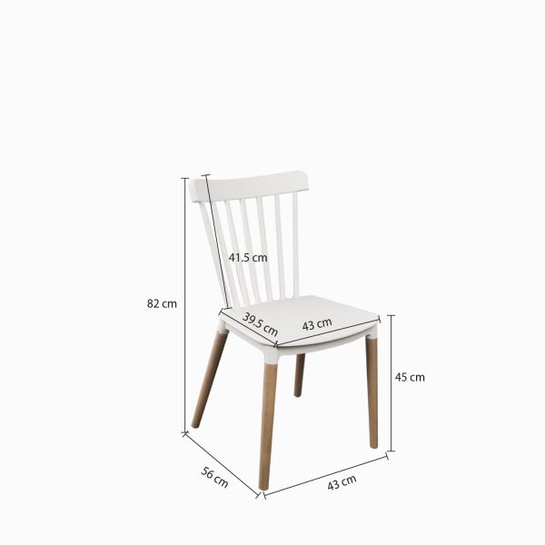 Silla Rail blanca - Imagen 3