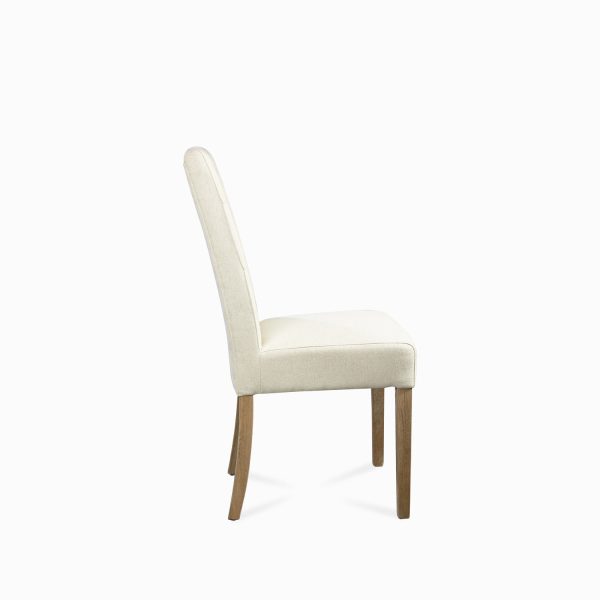 Silla de comedor con espaldar alto capitoneado - Imagen 6