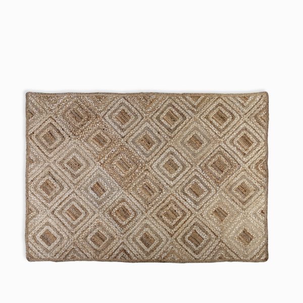 Tapete Yute rombos natural 140x200cm