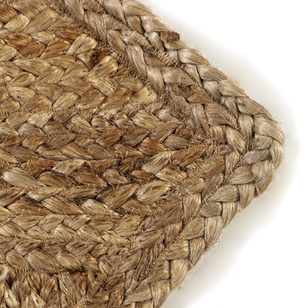Tapete Yute rombos natural 140x200cm - Imagen 6