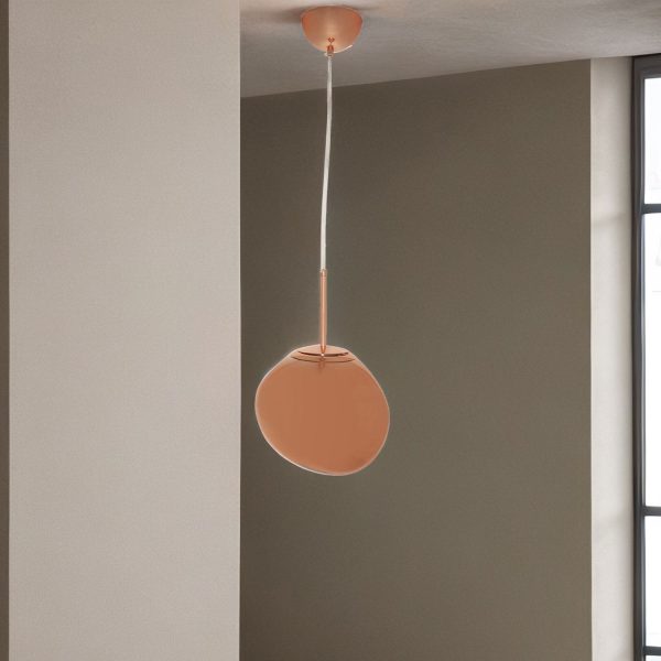 Lámpara Techo Pequeña Acrílico Rosado - Imagen 5
