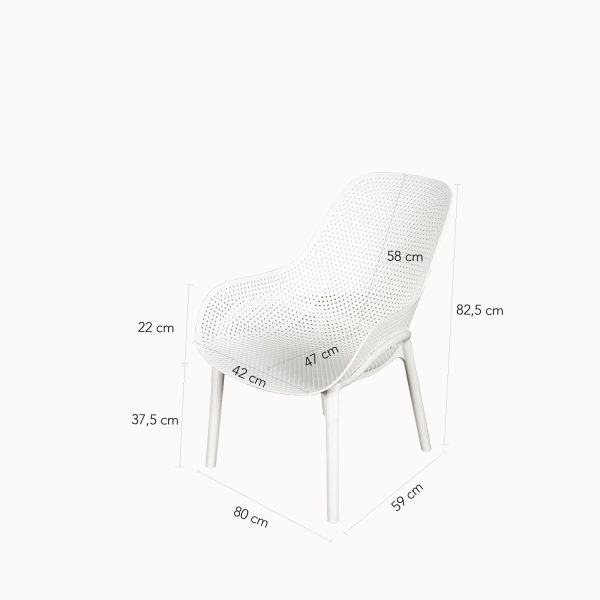 Silla Bávaro blanca - Imagen 3