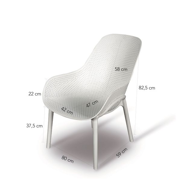 Silla Bávaro gris - Imagen 3