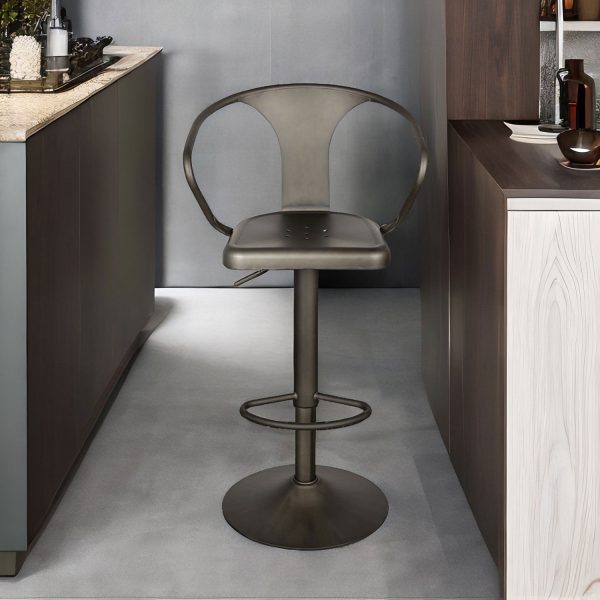 Silla bar industrial brazo Peak Gun - Imagen 4