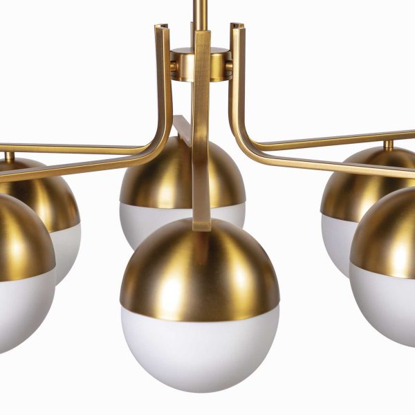 Lámpara Estrella 6 globos Brass - Imagen 6