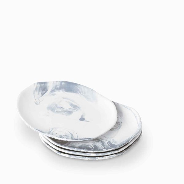 Plato mármol 26 cm setx4 - Imagen 6