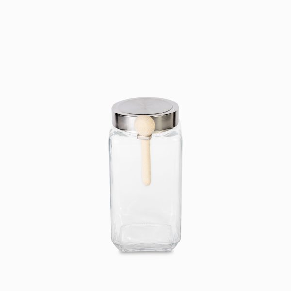Recipiente cubo con cuchara madera 1l - Imagen 5