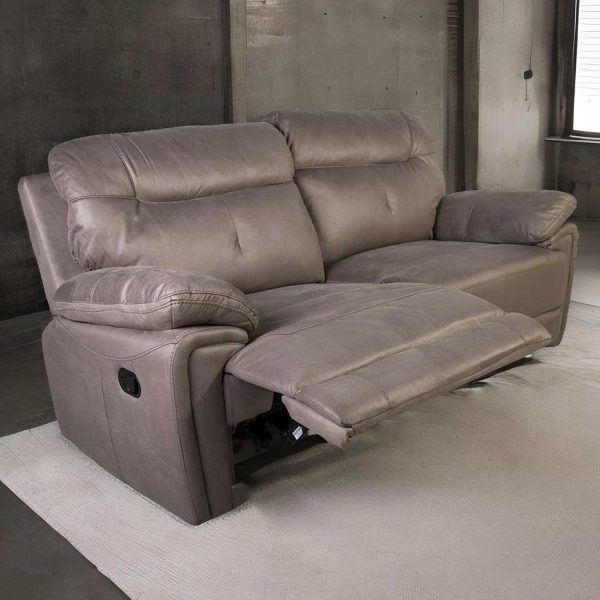 Reclinable 3 puestos Covy taupe - Imagen 4
