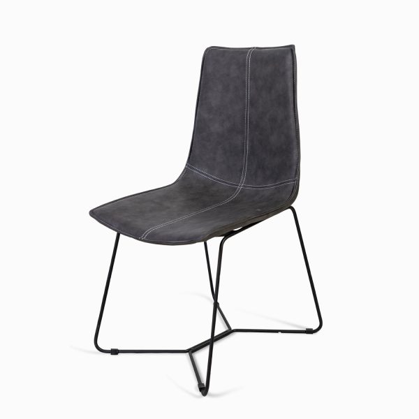 Silla comedor slope gris pata negra