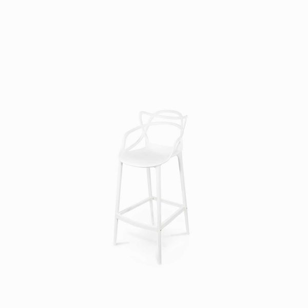 Silla bar York blanca