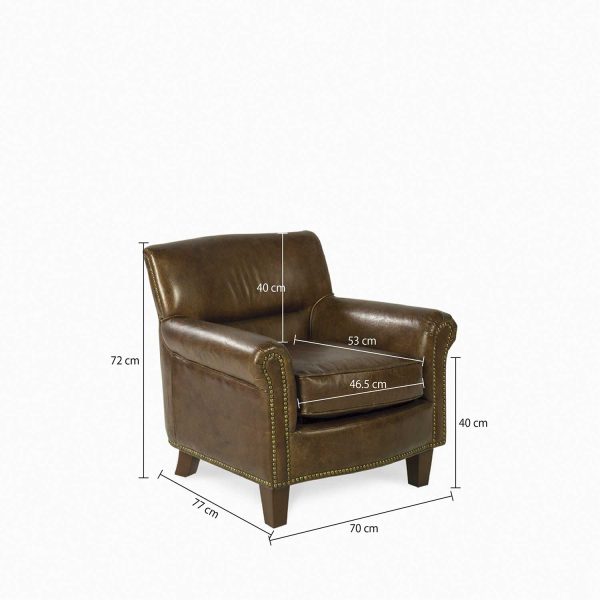 Silla Vintage miel - Imagen 3