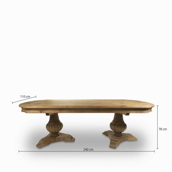 Mesa comedor Ovalada 2 patas - Imagen 3