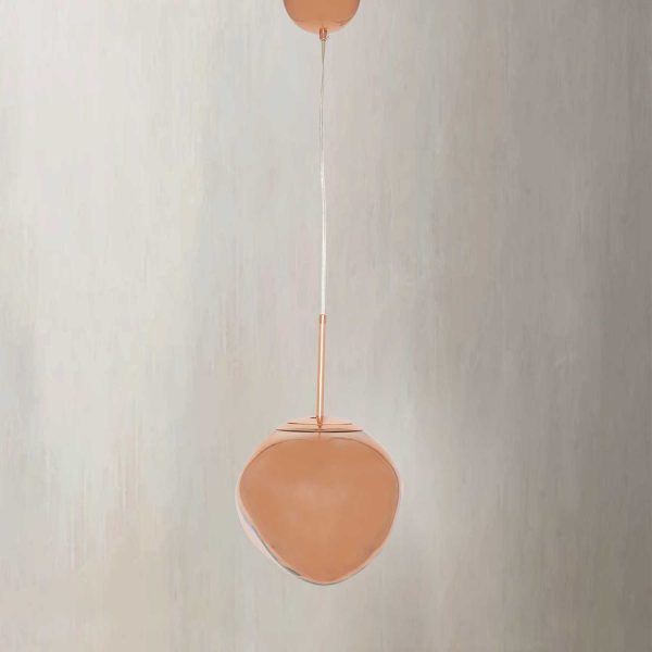 Lámpara de Techo Grande Acrílico Rosado - Imagen 2