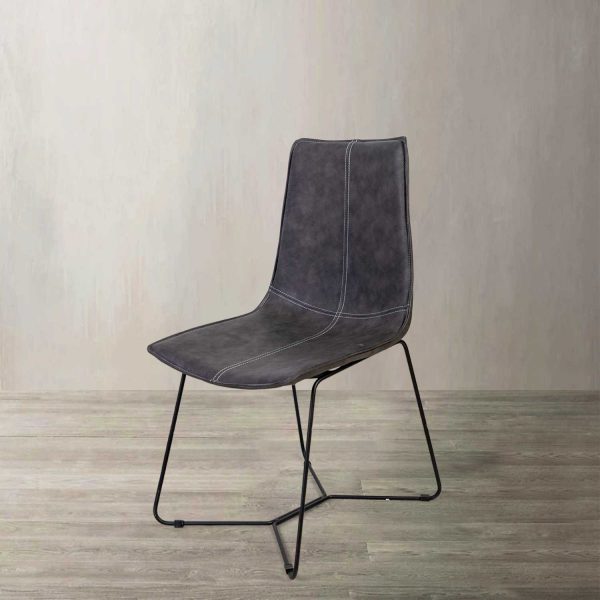 Silla comedor slope gris pata negra - Imagen 2