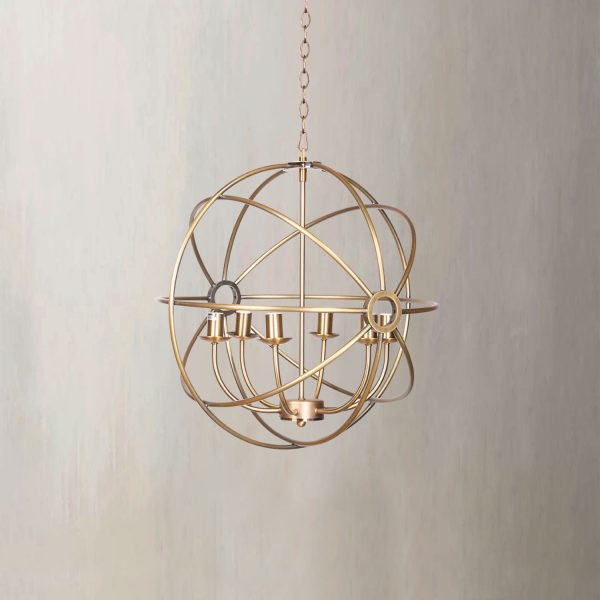 Lámpara Candelabro en Esfera Brass - Imagen 2