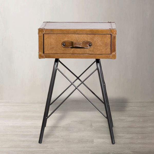 Cajonera en Hierro y Cuero - Imagen 2