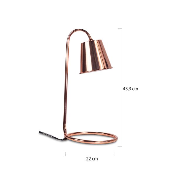 Lámpara de mesa Equo copper - Imagen 5