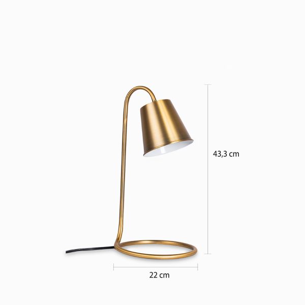 Lámpara de mesa Equo brass - Imagen 6