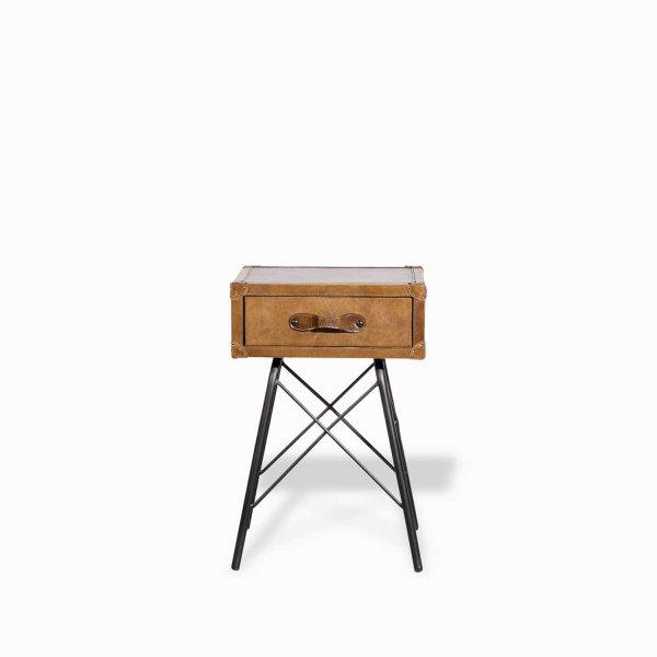 Cajonera en Hierro y Cuero