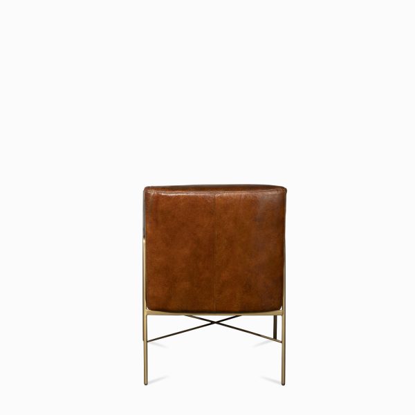 Silla Iron Cuero Miel - Imagen 6