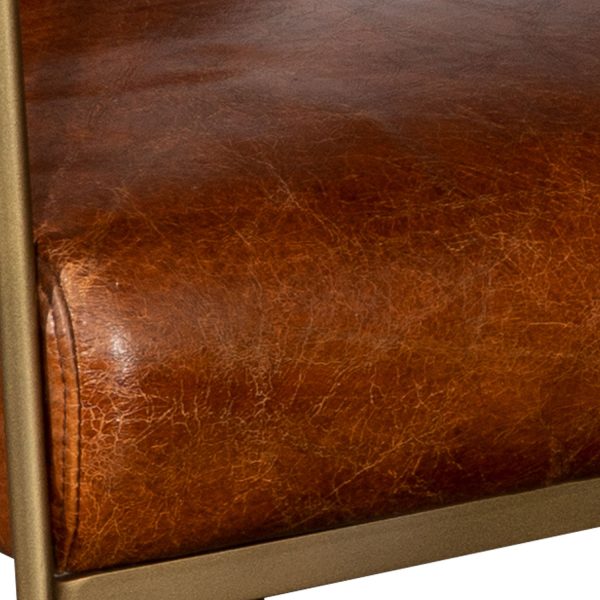 Silla Iron Cuero Miel - Imagen 7