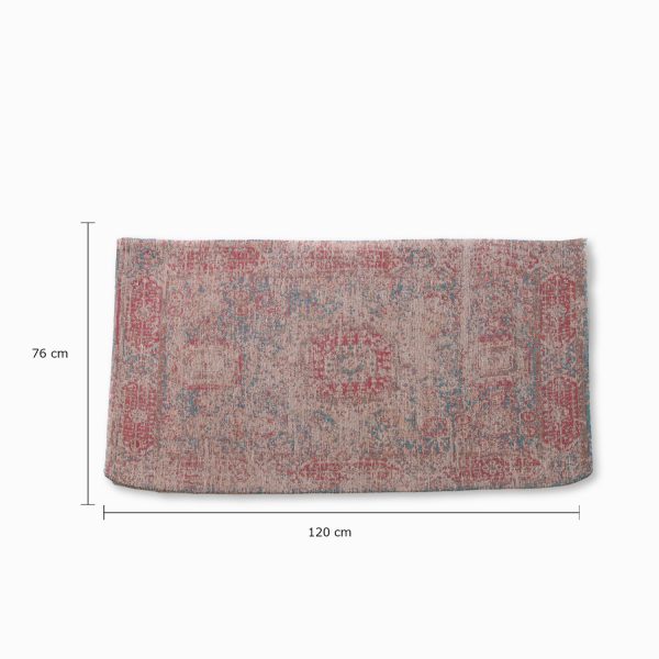 Tapete Camlin rojo-beige 76x120cm - Imagen 2