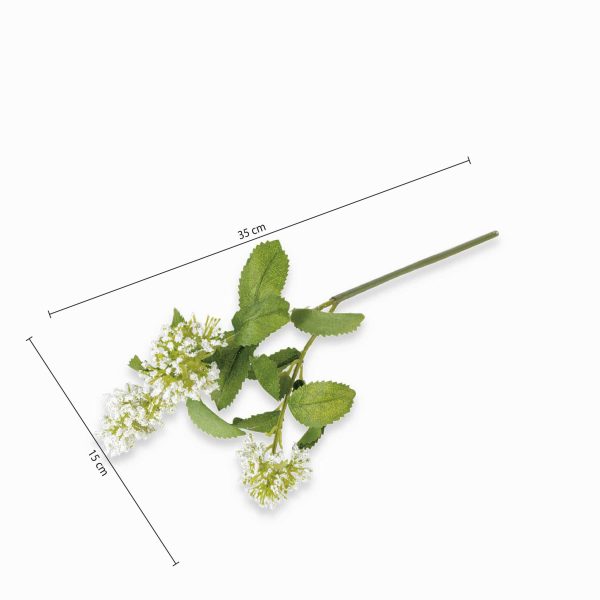 Flor de tallo blanca - Imagen 3