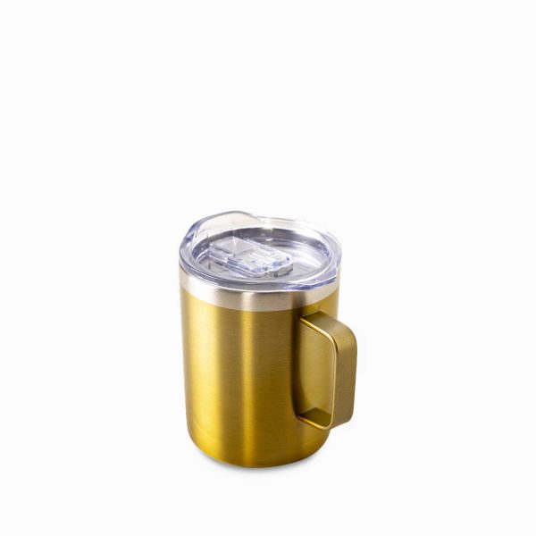 Mug doble pared en acero dorado - Imagen 3