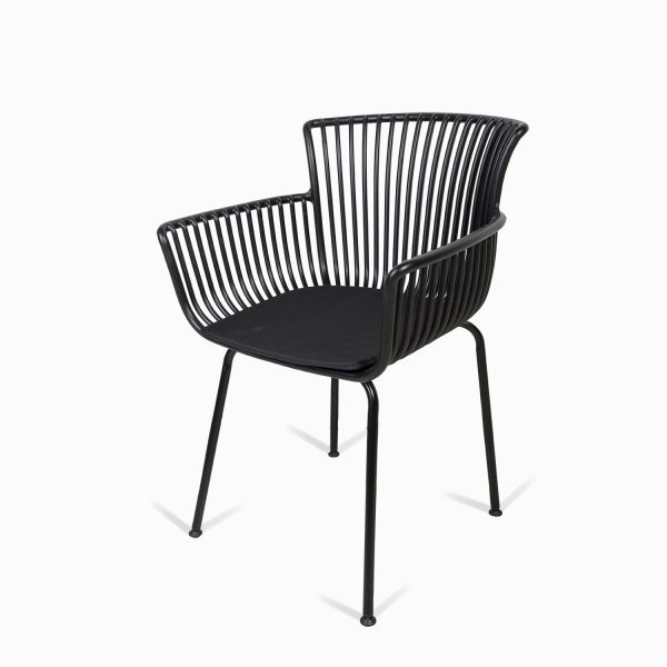 Silla comedor Lodi negra
